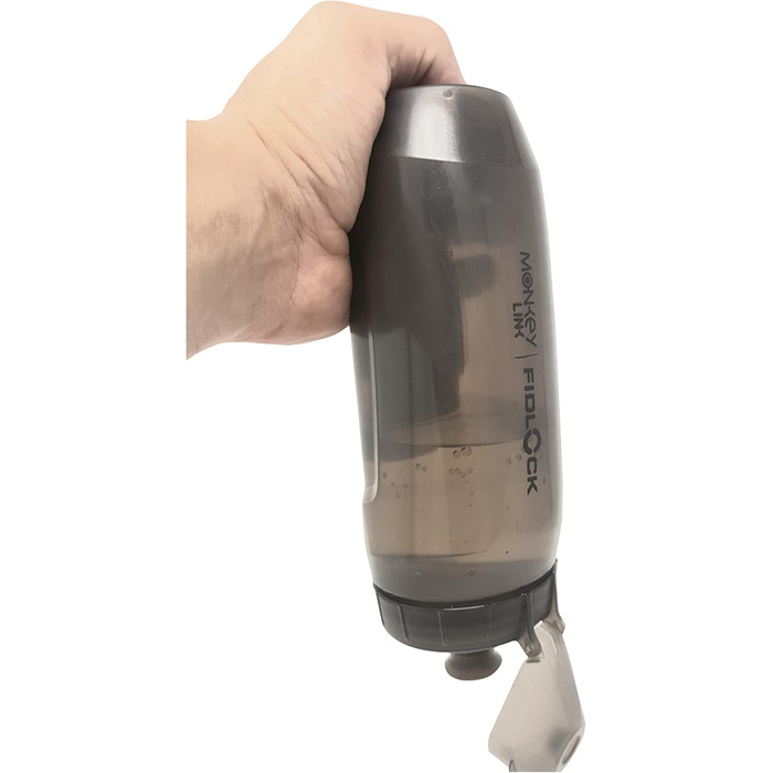 Велосипедна пляшка SKS Germany MonkeyLink MonkeyBottle Twist 590 мл з кріпленнями (фляга, тримач для фляги, кріплення на раму)