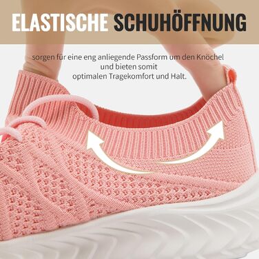 Жіночі кросівки для занять спортом: бігові, тенісні, для залу, повсякденні. Легкі, зручні, білі (37 EU, рожеві)