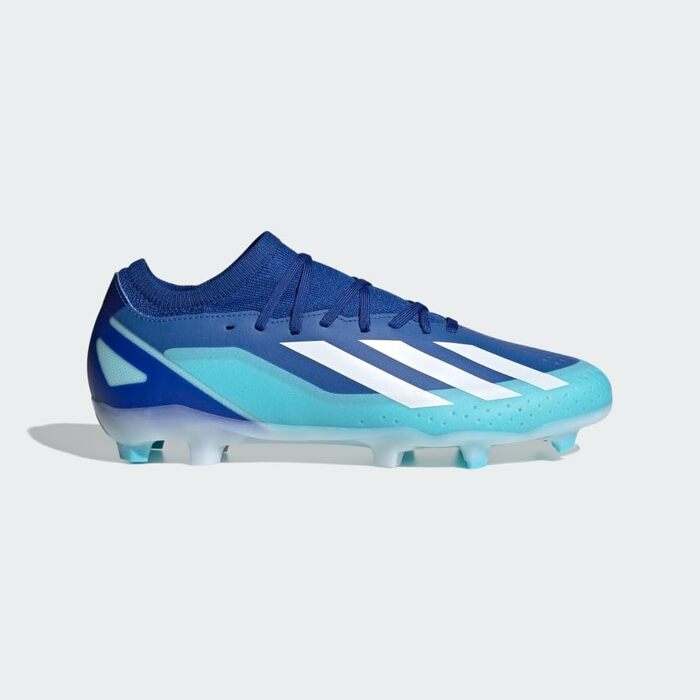 Футбольні бутси adidas X Crazyfast.3 - унісекс, колір Royal Blue, легкі, висока продуктивність, з перероблених матеріалів (46 EU)
