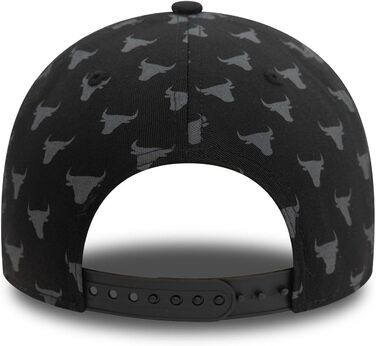 Кепка New Era NBA 9Forty Chicago Bulls, регульована, з вигнутим козирком, офіційний логотип, універсальний розмір