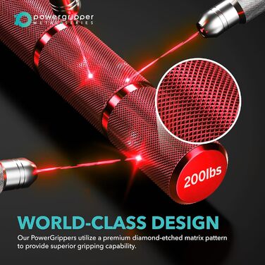 Тренажер для кисті RPM Power PowerGripper металевий, 200 фунтів, для зміцнення кистей, зап'ясть і передпліччя, червоний