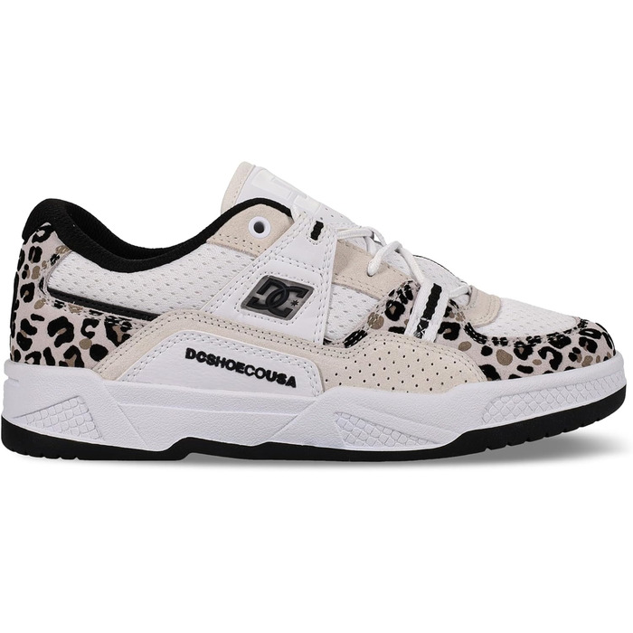 DC Shoes жіночі кросівки Construct (39.5 EU, білий леопард)