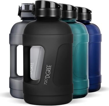 Фітнес пляшка для води 720°DGREE uberBottle Jug 2300 мл, BPA-free, з ручкою, герметична, для спорту, тренувань, спортзалу