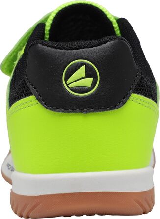 Дитячі спортивні зала-тенісні кросівки JAKO J-sh Finesto Ev (36 EU, неоновий жовтий, чорний)