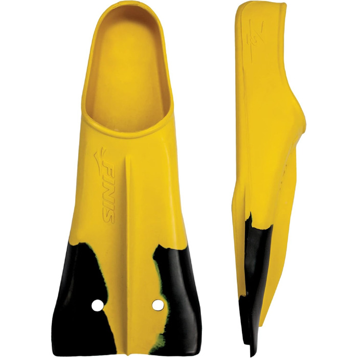 Плавальні ласти FINIS Z2 Gold H, жовто-чорні, розмір 45-46, для тренувань