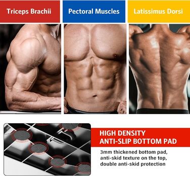 Багатофункціональна дошка для віджимань Push-Up Board, складаний тренажер для комплексного тренування м'язів усього тіла