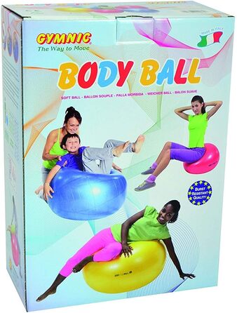 Гімнастичний м'яч GYMNIC Body 55 см, жовтий
