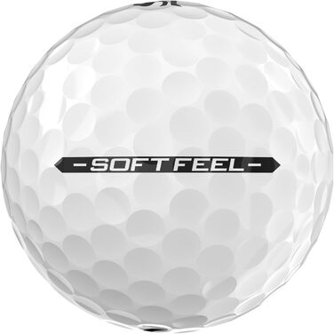 Гольф-м'ячі Srixon Soft Feel 13 та 14 | М'які, довговічні, стабільний політ, контрольований спін | Преміум-якість, відчуття та контроль на гріні | Жовто-білі, білі