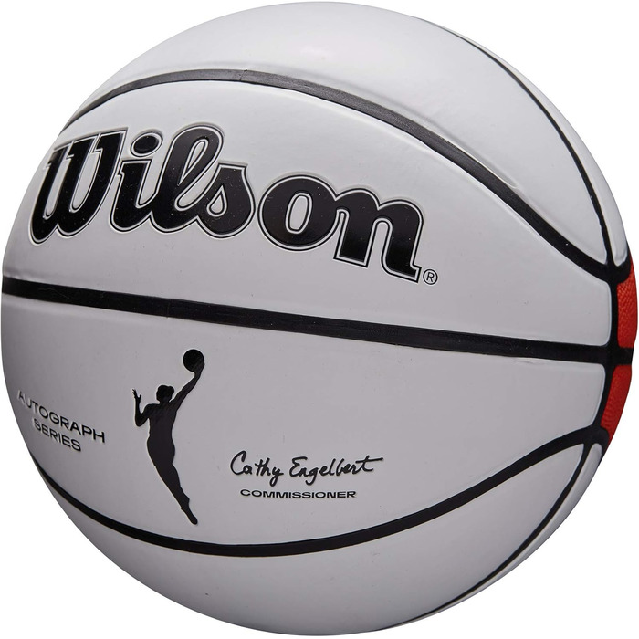 Баскетбольний м'яч WILSON WNBA для жінок, офіційний та міні, біло-оранжевий, серія Commemorative