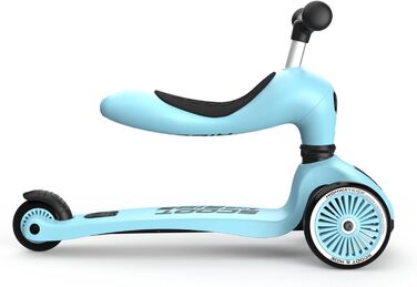 Highway Kick 1 Scoot & Ride 2-в-1 кікборд зі сидінням (блакитний, універсальний розмір)