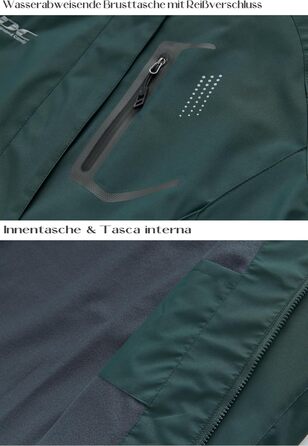 Жіноча водонепроникна куртка-дождевик Softshell для походів та прогулянок, перехідна outdoor-куртка з капюшоном, XL, темно-зелена
