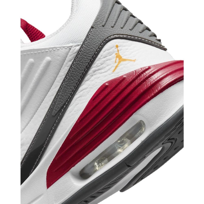 Кросівки Nike Jordan Max Aura 5 для баскетболу, 44.5 EU, білий, помаранчевий, кардинал