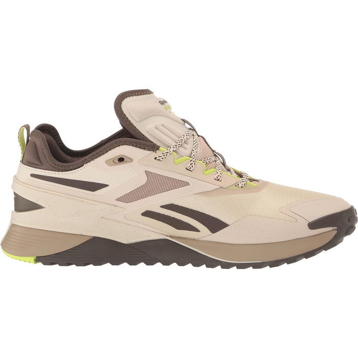 Кросівки Reebok Nano X3 Adventure для жінок, 40.5 EU, Stucoo Fugen, Laser Lime