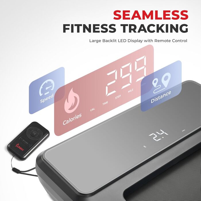 Бігова доріжка Sunny Health & Fitness SF-T722076 з автоматичним нахилом