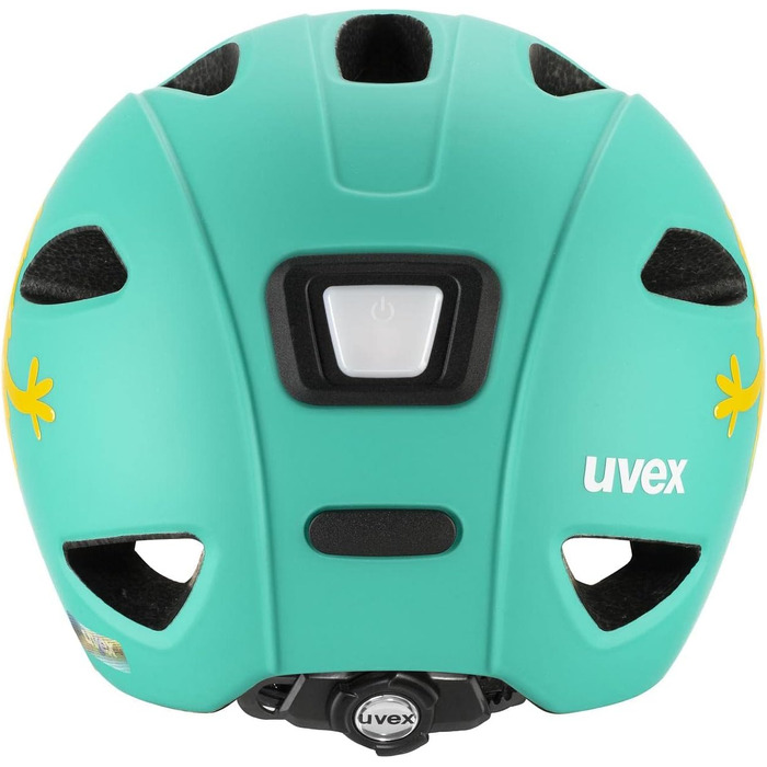 Дитячий велосипедний шолом uvex OYO Style Monster Lagoon, з боковим захистом, регульований розмір 45-50 см, матовий