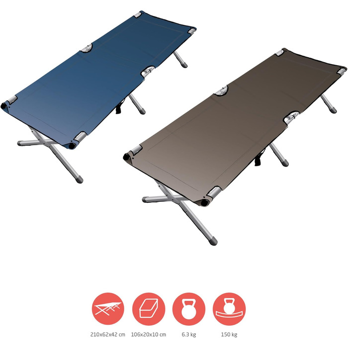 Намет-ліжко GRAND CANYON Topaz Camping Bed L (Темно-синій)