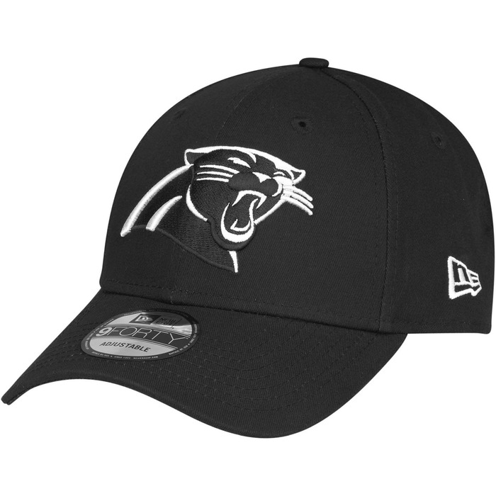 Кепка New Era 9Forty Adjustable NFL Carolina Panthers - чорно-біла