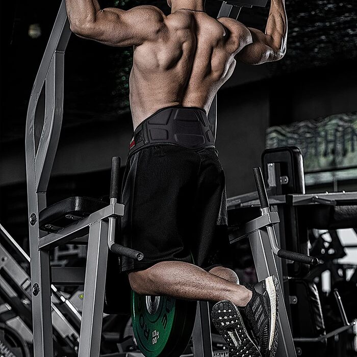 Тягаревий пояс для підтягувань TAVIEW з ланцюгом, чорний