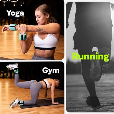 Набір регульованих важелів для зап'ястя Fizyo (2 шт.) – 225г, для йоги, танців, пілатесу, кардіо