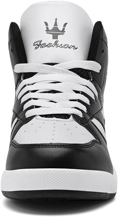 Чоловічі кросівки для бігу High Top, трекінгові черевики, фітнес-кросівки, білі (46 EU, 730 Weiß Schwarz)