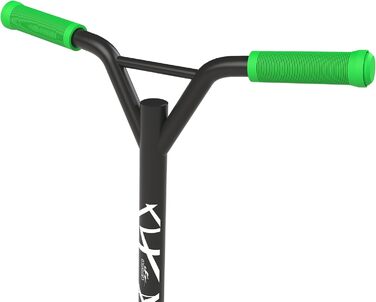 Трюковий самокат Carromco Action Rider 100 зелено-чорний, для скейтпарку, HIC-компресія
