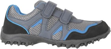 Дитячі трекінгові черевики Mountain Warehouse Mars - легкі, зручні, з кріпленням на липучках (29 EU, темно-синій)