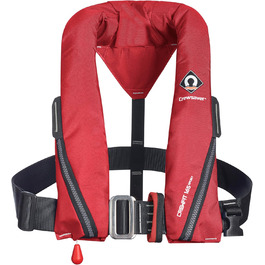 Рятувальний жилет автоматичний Crewsaver Crewfit 165N Sport для водного спорту та вітрильництва, унісекс, червоний