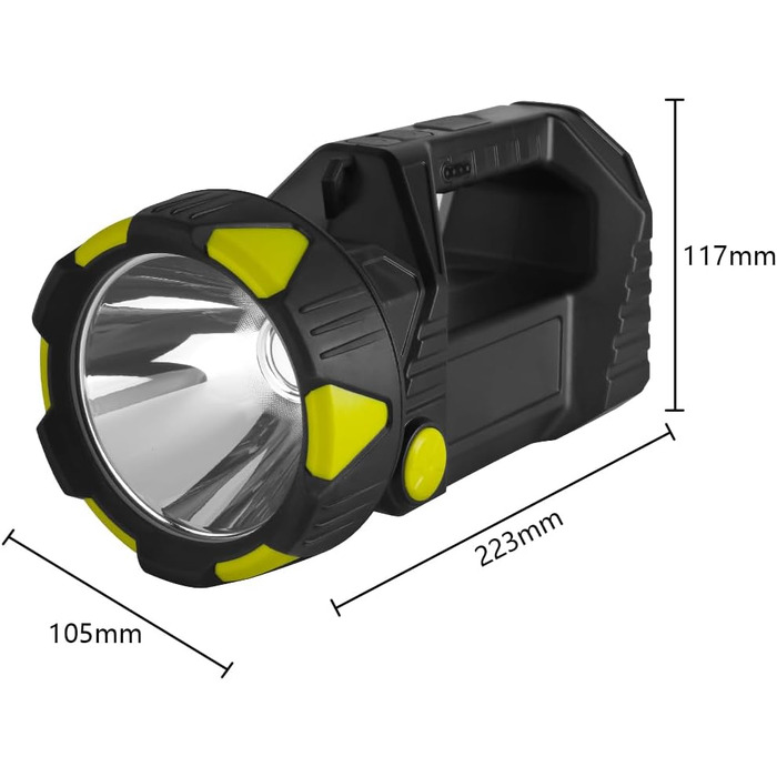 Ліхтар кемпінговий LED Flintronic 1000 люмен, перезарядний, 8 режимів, водонепроникний, powerbank 3600mAh, чорний