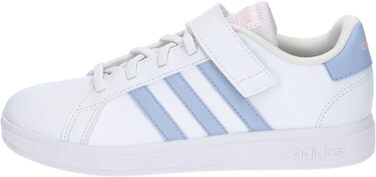 Кросівки Adidas Grand Court C для дітей (34 EU) – Білий, Синій, Рожевий