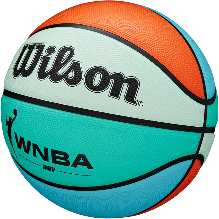 М'яч для баскетболу Wilson WNBA DRV Bright Outdoor, 6, Оранжевий/Телесний