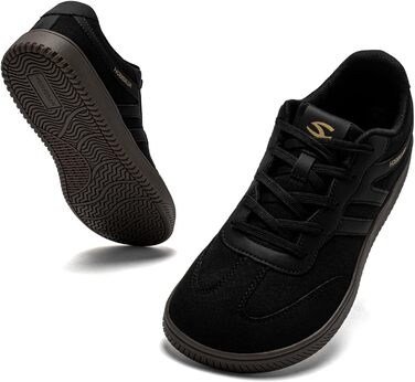 Кросівки HOBIBEAR Retro Style: Чоловічі/Жіночі, чорні, анатомічна колодка, легкі, для щоденного комфорту (46 EU)