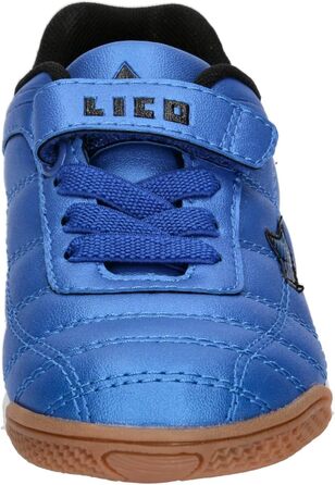 Дитячі спортивні залу та турнірні кросівки Lico Rockfield для унісекс (32 EU, блакитно-чорні)