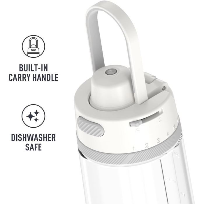 Термос-пляшка з носиком Thermos Graupel, біла, 680 мл