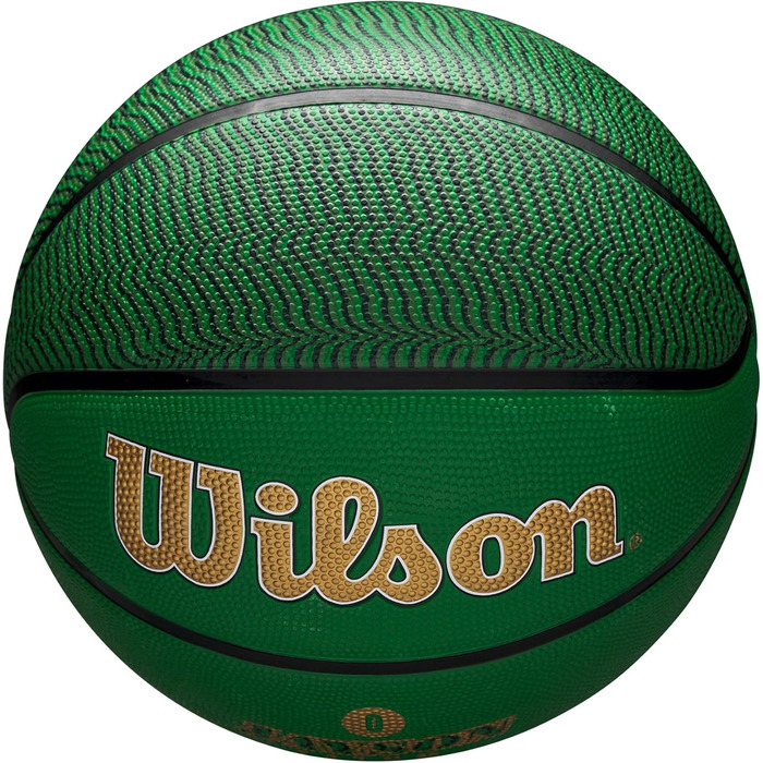 М'яч для баскетболу Wilson NBA Player Icon, розмір 3 та 7, зелений/білий