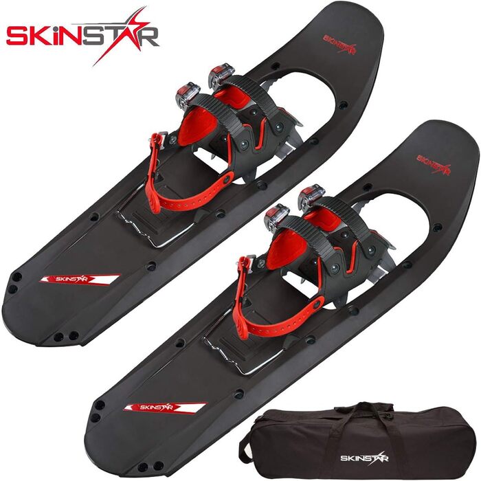 Снігоступи SkinStar 25 дюймів, до 100 кг, чорні, для снігоступінгу
