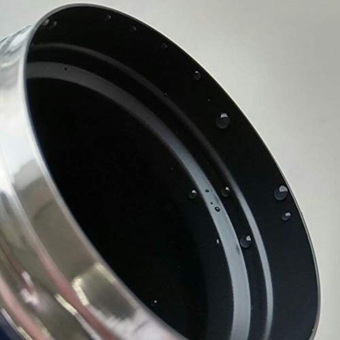 Kyocera TWIST TOP - ізольована пляшка для напоїв з керамічним покриттям, без шкідливих речовин, герметична, легка, стильна, перламутрово-біла, 500 мл