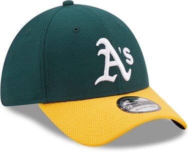 Кепка New Era Oakland Athletics MLB Diamond Era DarkGreen 39Thirty Stretch - XS