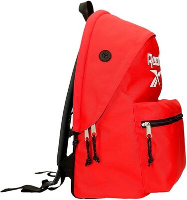 Шкільний рюкзак Reebok Boston, червоний, 31x44x15 см, 20,5 л, поліестер, з двома відділеннями