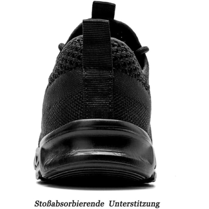 Чоловічі кросівки для ходьби та бігу: дихаючі, легкі, спортивні, для залу та вулиці, фітнес, теніс, розмір 47 EU, чорний колір, модель 8058