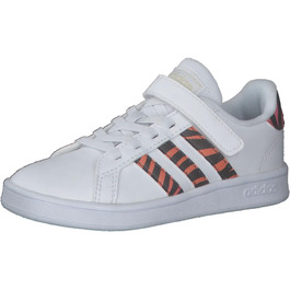 Кросівки Adidas Grand Court C для дітей (Unisex), 29 EU, білий/чорний/червоний