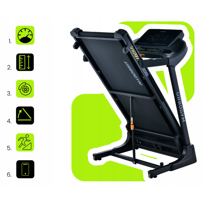 Електрична бігова доріжка Urbogym V700S (до 140 кг)