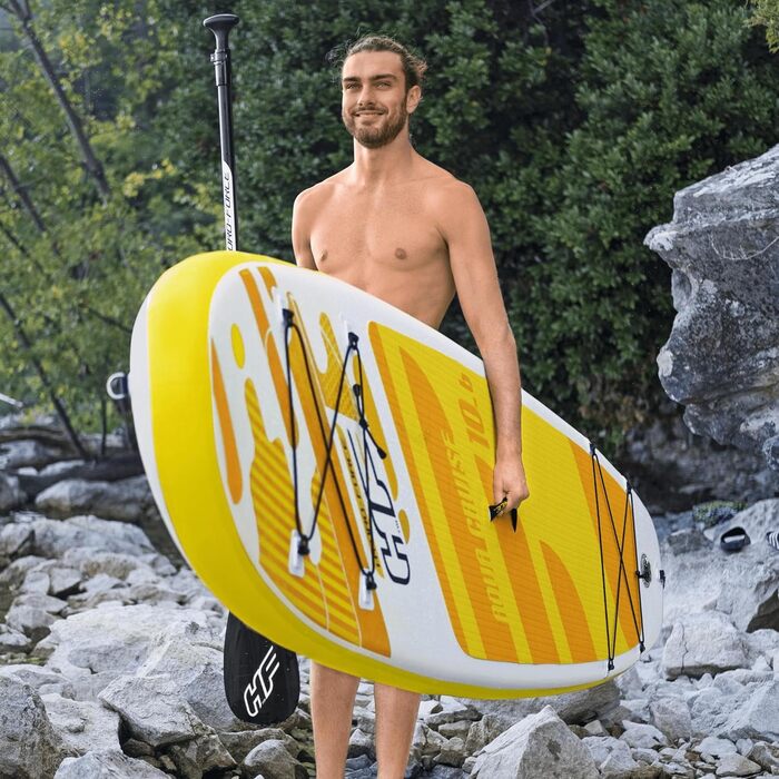 Надувна SUP-дошка Hydro-Force Aqua Cruise 320x76x12 см для турінгу, комплект