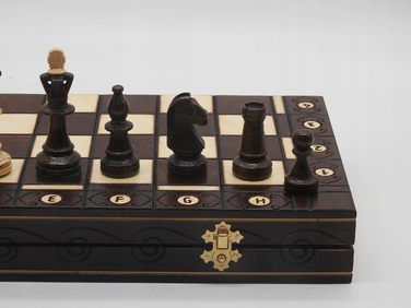 Дерев'яні шахи Consul (KONSUL) оригінальні, коричневі