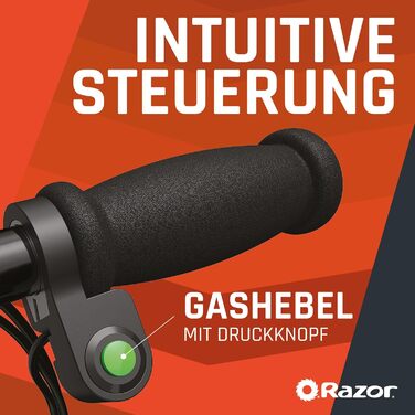 Електросамокат Razor E90 Power, зелений, для дітей
