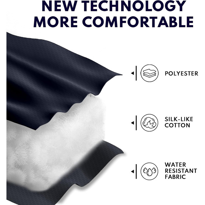 Спальний мішок 0°C XXL для дорослих, тепла погода, для кемпінгу, зими, походів, полювання, подорожей (2,4 кг, блакитний)