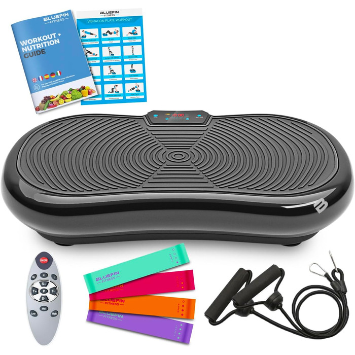 Вібраційна платформа Bluefin Fitness для тренувань всього тіла. Тренажер для дому, Slim, без Bluetooth