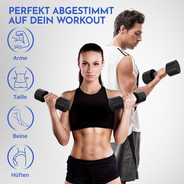 Набір гантелей Neolymp 2шт, регульовані 1,75-10 кг – сталеві гантелі, компактний набір, пінопластова ручка, чорний хром, 2 x 1,75 - 5 KG