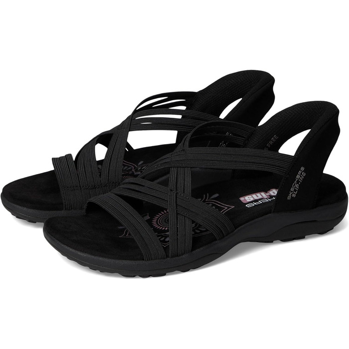 Скеchers Reggae Slim-Simply Stretch: жіночі спортивні сандалі, чорні (35 EU)