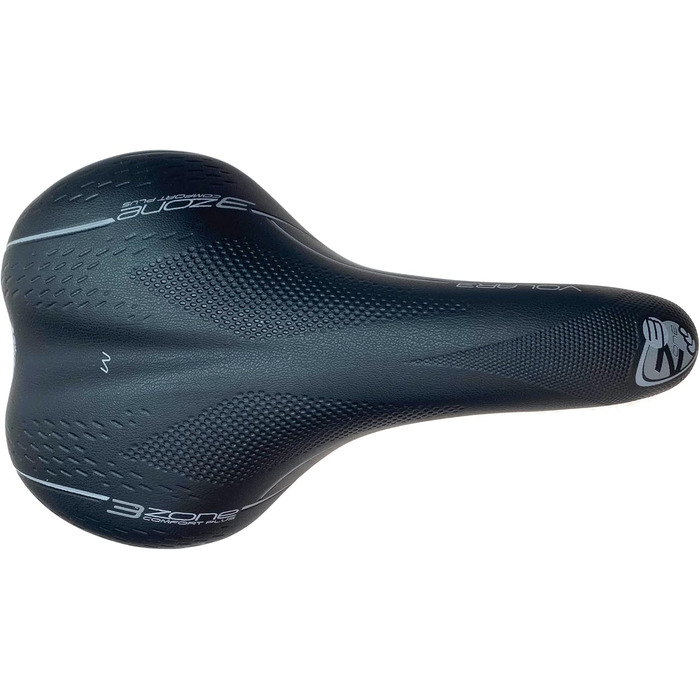 Велосипедне сідло Selle Bassano Comfort для дорослих, чорне, M