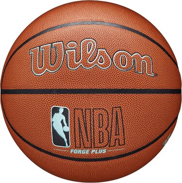 Баскетбольний м'яч Wilson NBA Forge Plus Eco №7 для залу та вулиці, помаранчевий